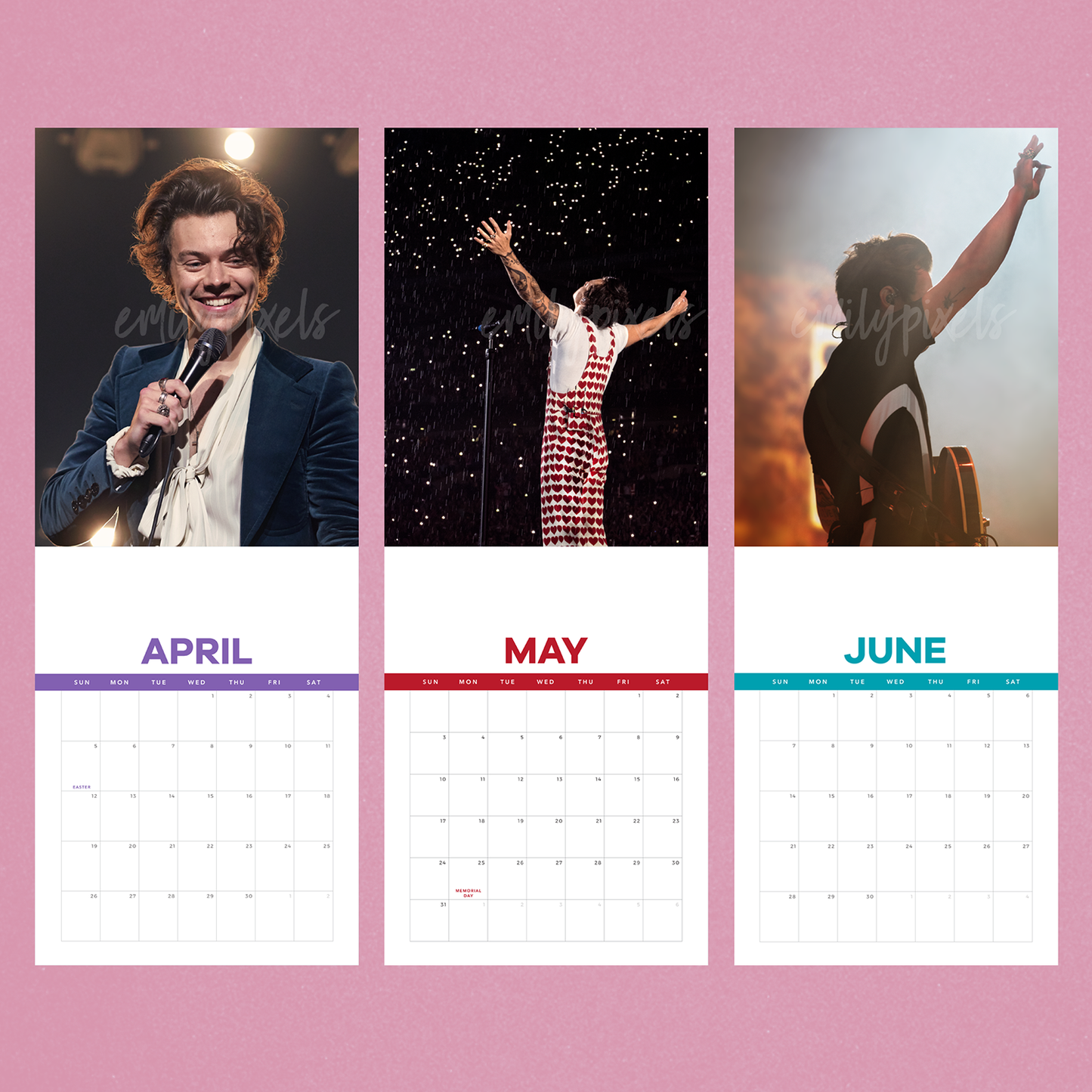 Harry Styles 2026 Calendar