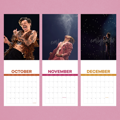 Harry Styles 2026 Calendar