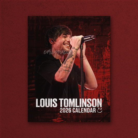 Louis Tomlinson 2026 Calendar (PRE-ORDER)