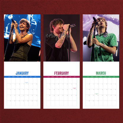 Louis Tomlinson 2026 Calendar (PRE-ORDER)